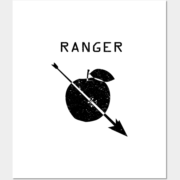 Ranger - Dark on Light Wall Art by draftsman